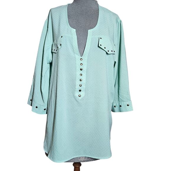 V Neck Blouse Size 2XL - Picture 1 of 5